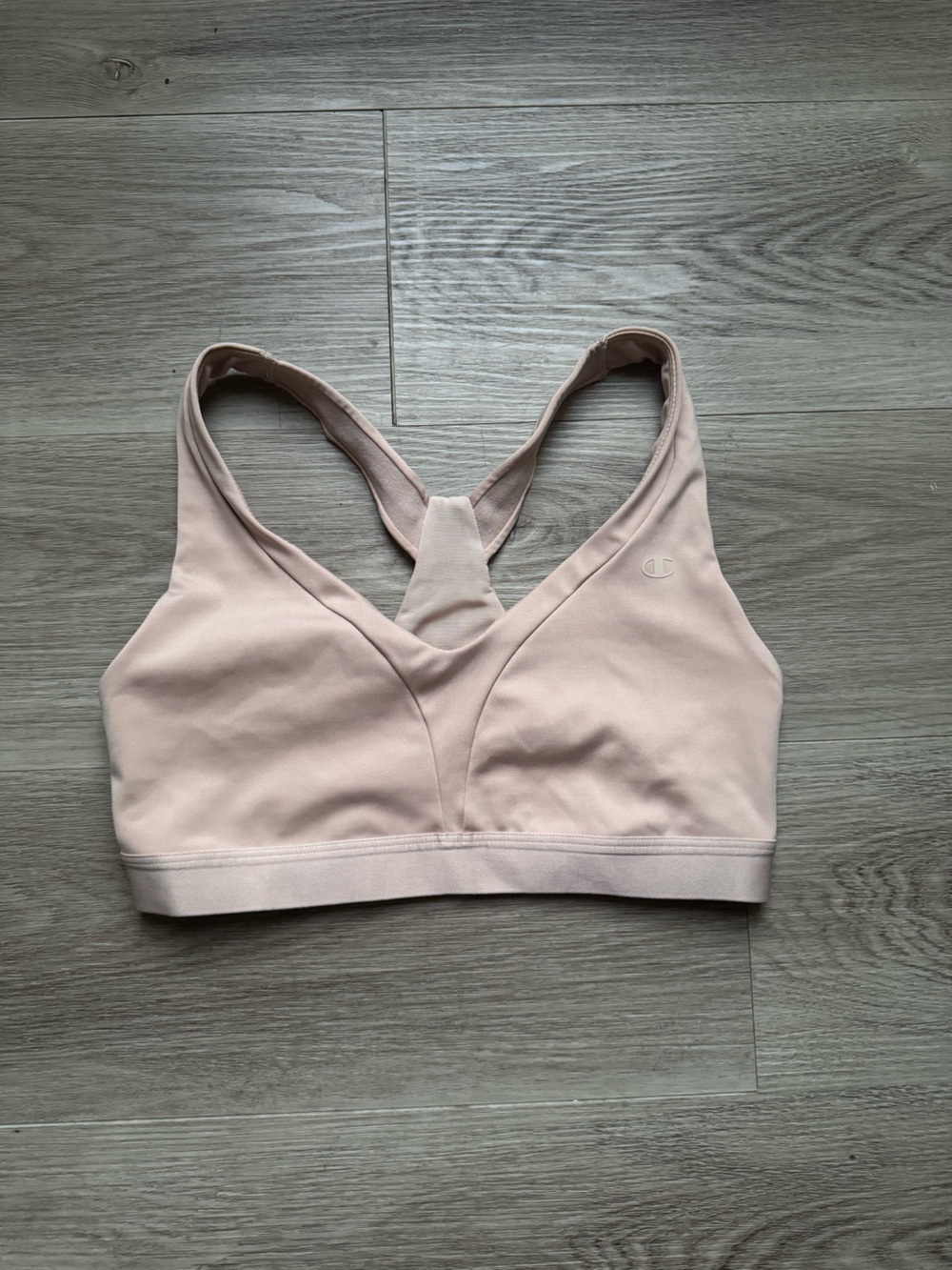 Champion Light Tan Racerback Sports Bra